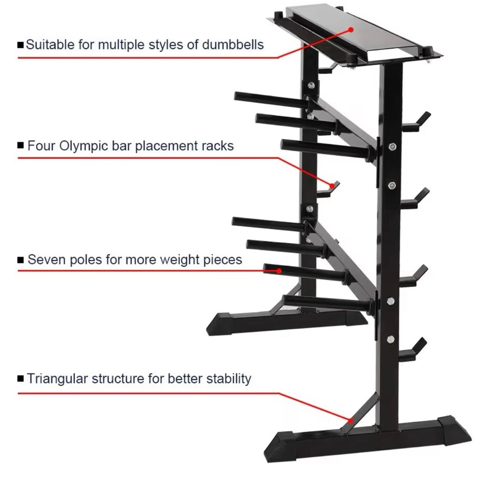 Black Weight Rack - Picture 3 of 4